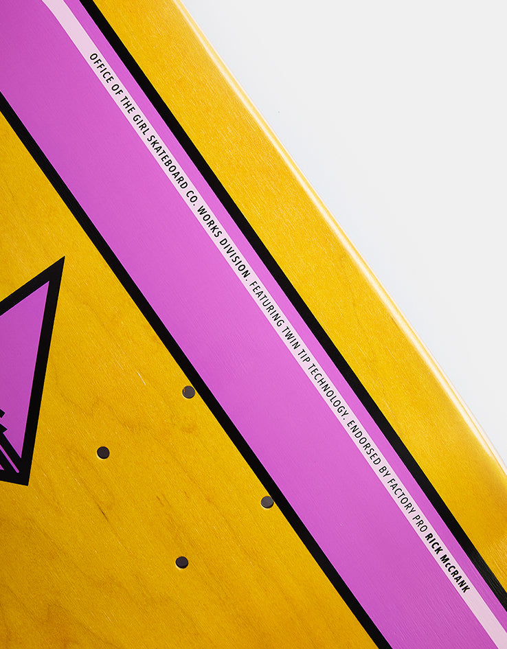 Girl McCrank Dual Directional G096 Skateboard Deck - 8.5"