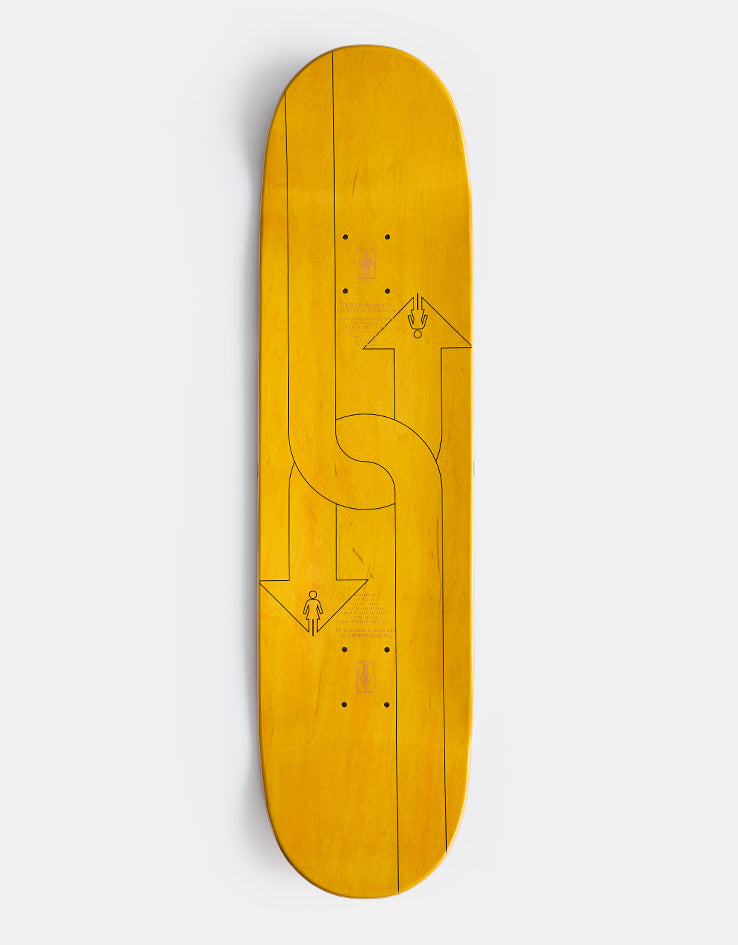 Girl Malto Dual Directional G011 Skateboard Deck - 8.3"