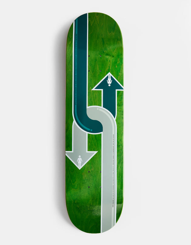 Girl Gass Dual Directional G080 Skateboard Deck - 8"