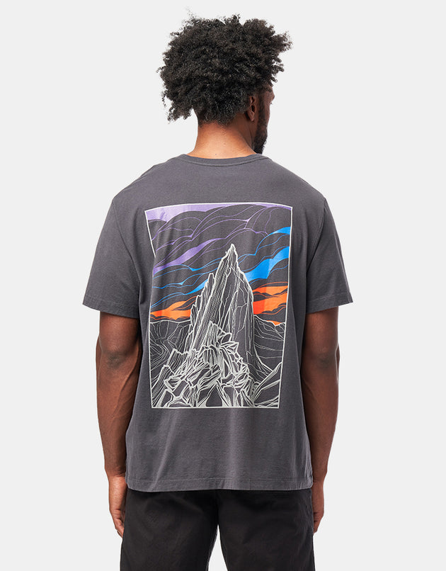 Patagonia Cloud Crag T-Shirt - Ink Black
