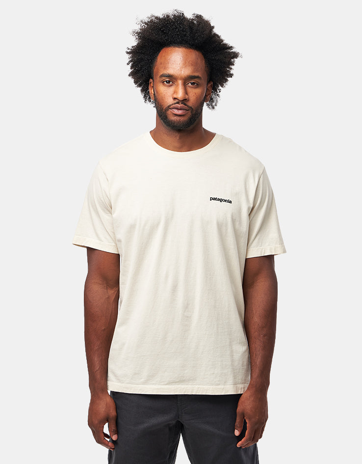Patagonia P-6 Logo T-Shirt - Undyed Natural