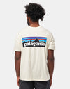 Patagonia P-6 Logo T-Shirt - Undyed Natural