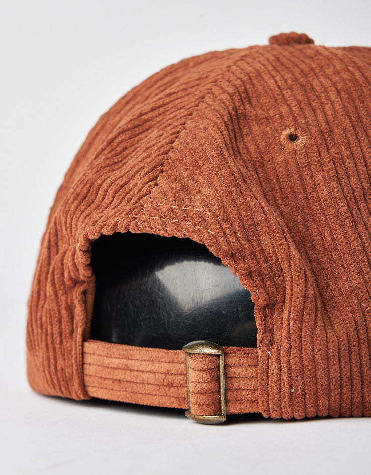 Route One Mushroom Unstructured Cord 6 Panel Cap - Earth Brown