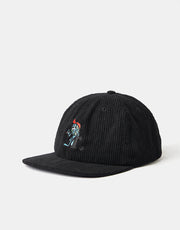 Route One Worldwide Chillers Unstructured Cord 6 Panel Cap - Black