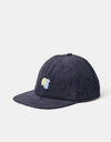 Route One Dayzeez Unstructured Cord 6 Panel Cap - Navy