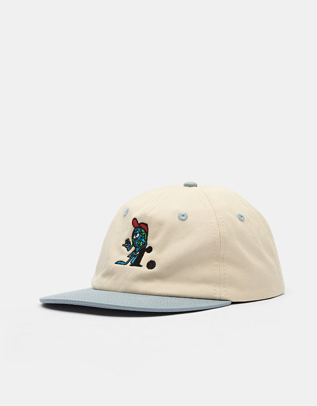 Route One Worldwide Chillers Unstructured Strapback Cap - Natural/Stone