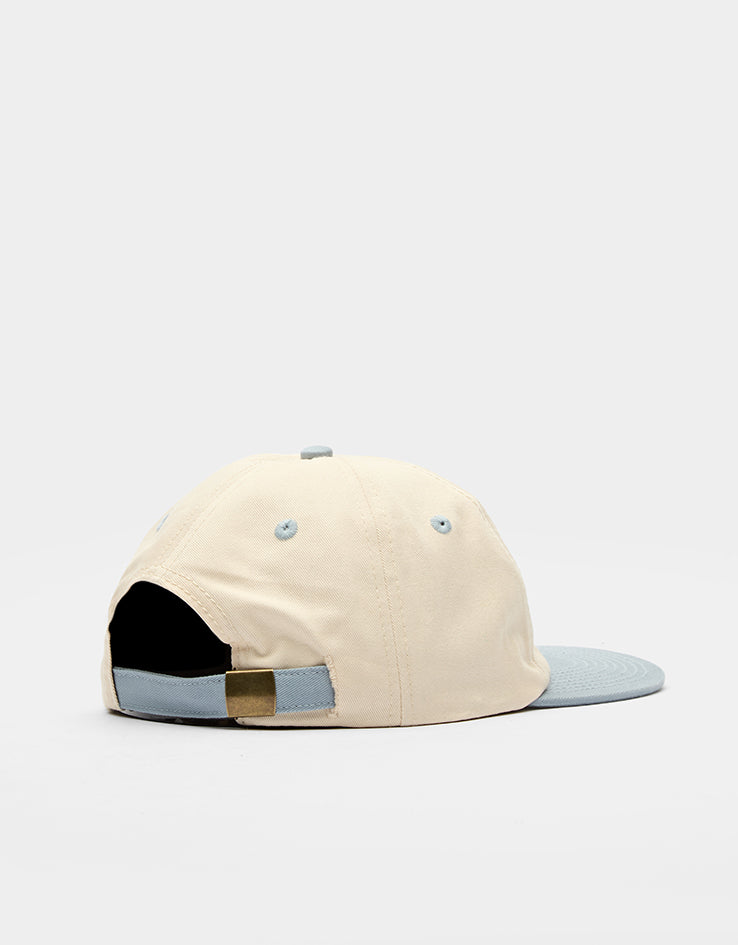 Route One Worldwide Chillers Unstructured Strapback Cap - Natural/Stone