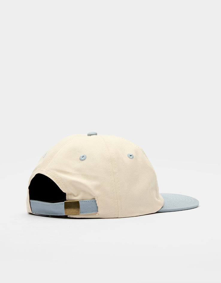 Route One Worldwide Chillers Unstructured Strapback Cap - Natural/Stone