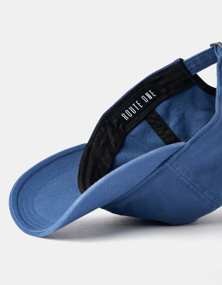 Route One Reefer Dad Cap - Airforce Blue