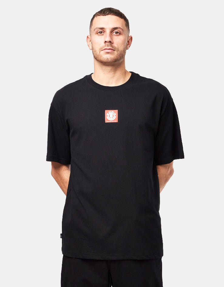 Element Square Logo T-Shirt - Flint Black