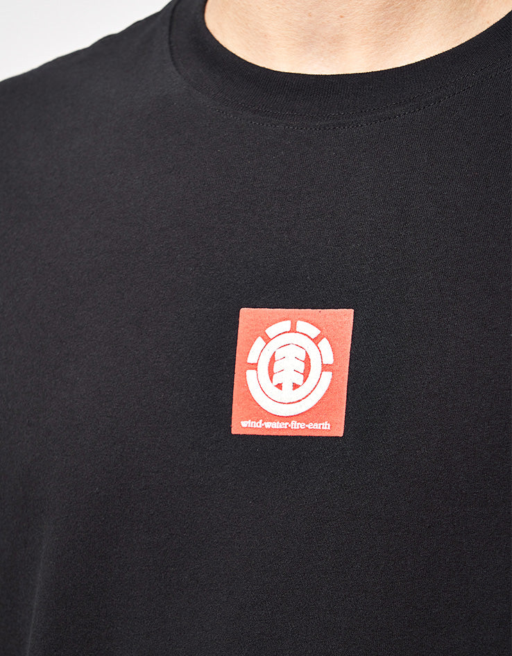 Element Square Logo T-Shirt - Flint Black