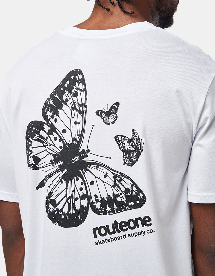 Route One Flutter II Organic T-Shirt - White