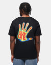 Route One Heat Transfer Organic T-Shirt - Black