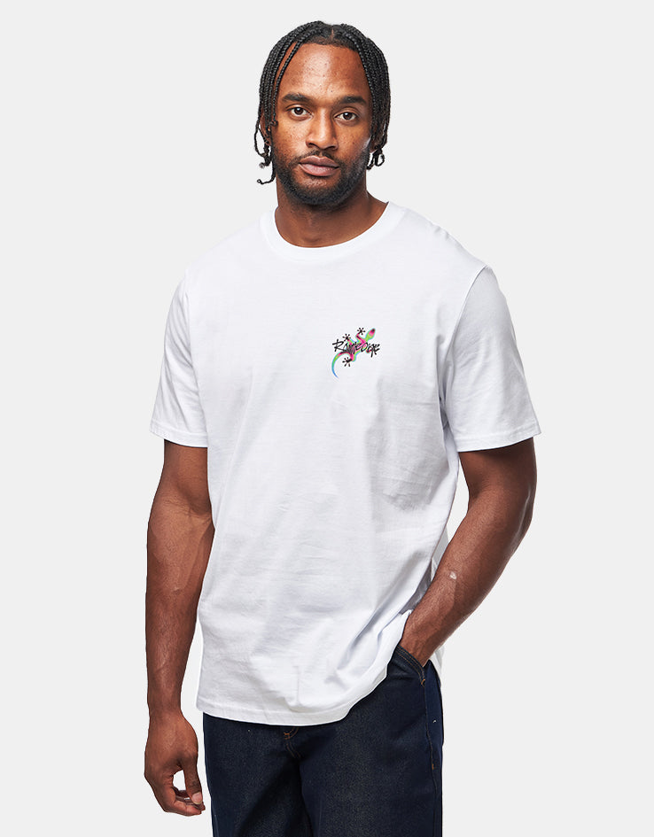 Route One Gecko Organic T-Shirt - White