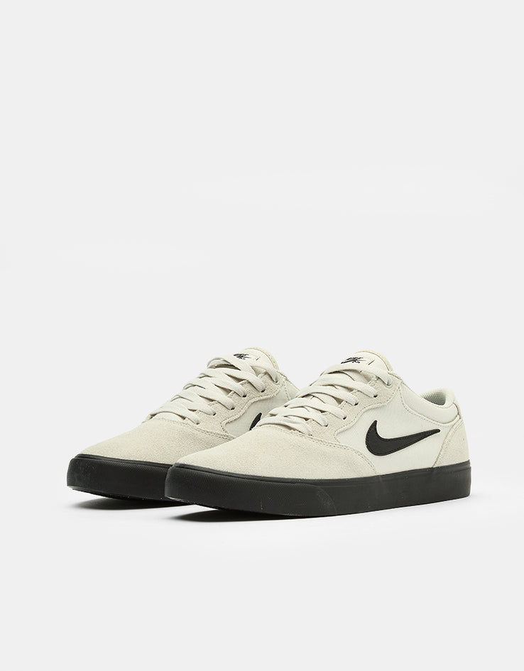 Nike SB Chron 2 Skate Shoes - Lt Bone/Black-Lt Bone-Black