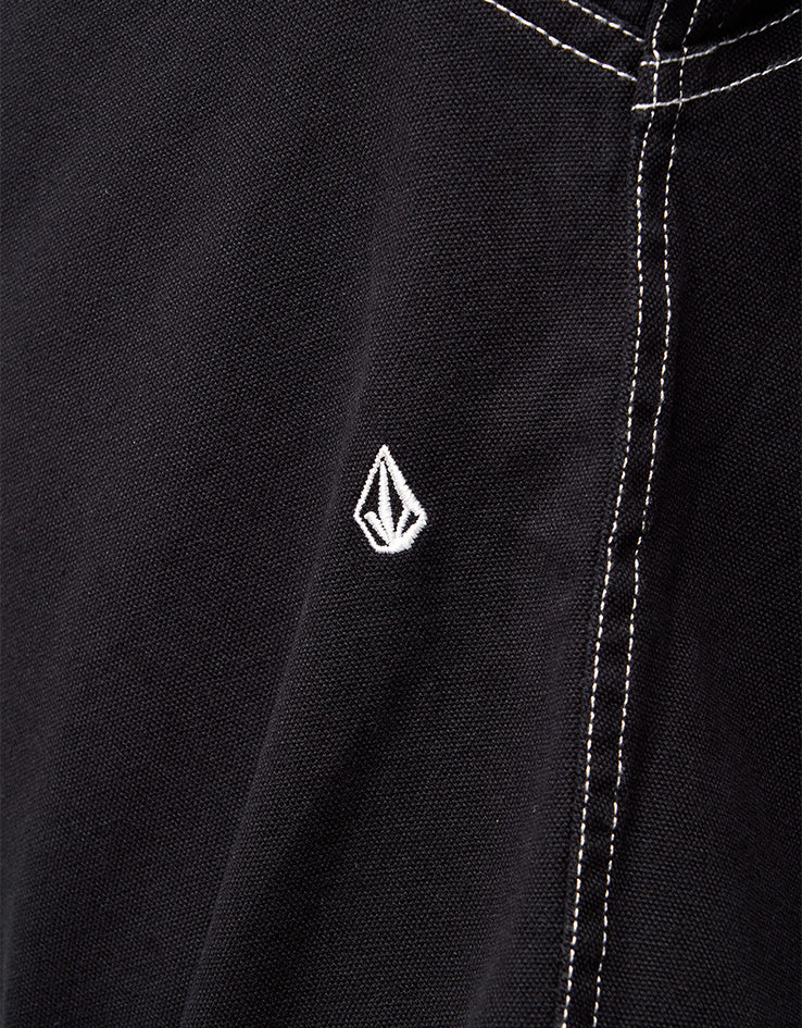 Volcom Levelstone L/S Shirt - Black/White