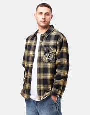 Volcom x Ozzy Wrong Plaid L/S Shirt - Mustard