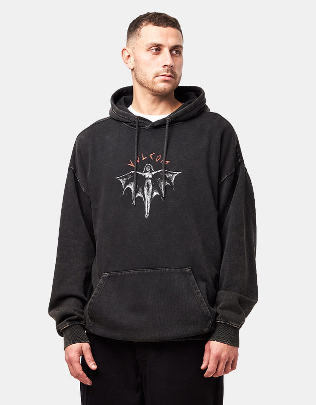 Volcom Wrong Angel Pullover Hoodie - Light Acid Black