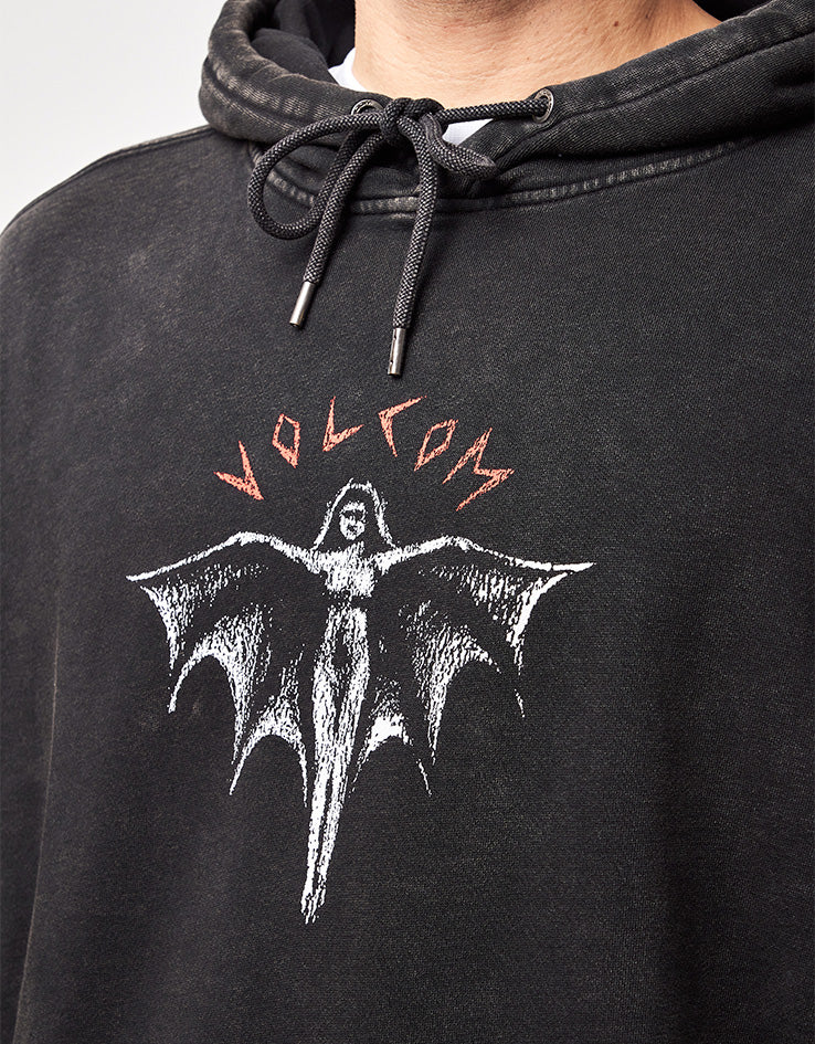 Volcom Wrong Angel Pullover Hoodie - Light Acid Black