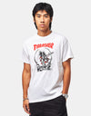 Thrasher x Pushead Outlaw 2-Tone T-Shirt - White
