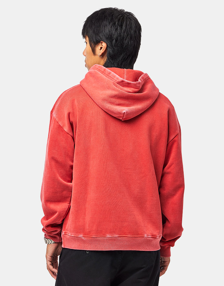 Thrasher x Parra Mag Vintage Heavyweight Pullover Hoodie - Red