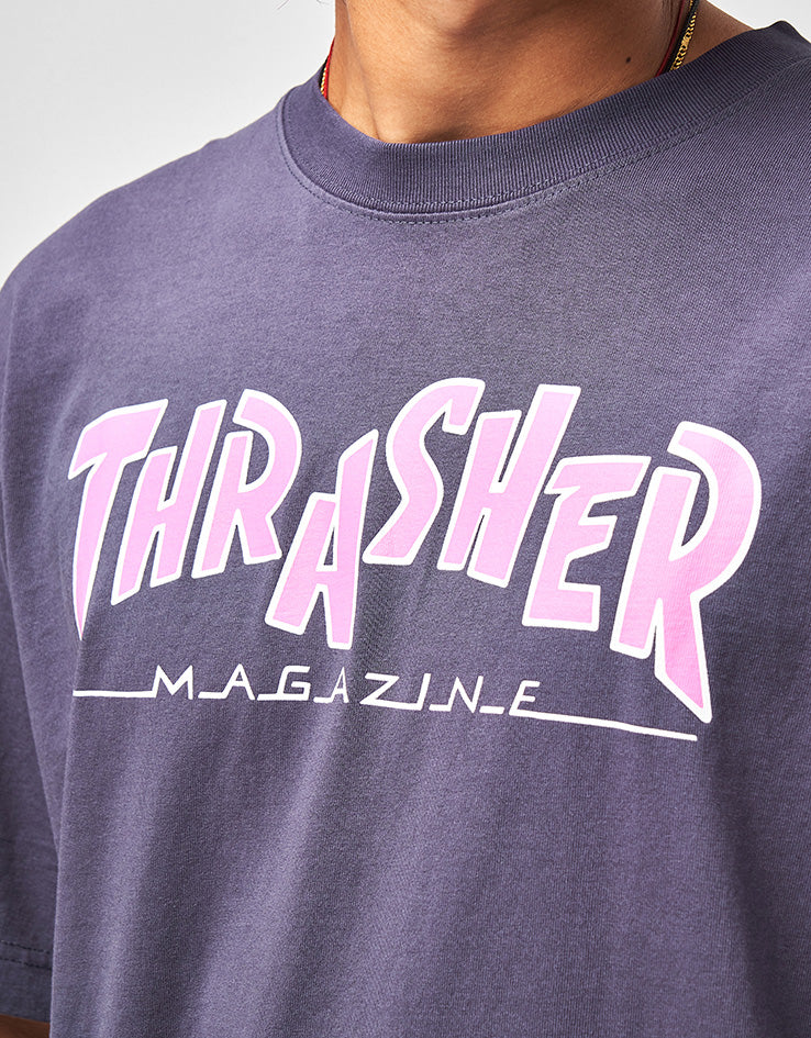 Thrasher x Parra Mag Vintage T-Shirt - Navy