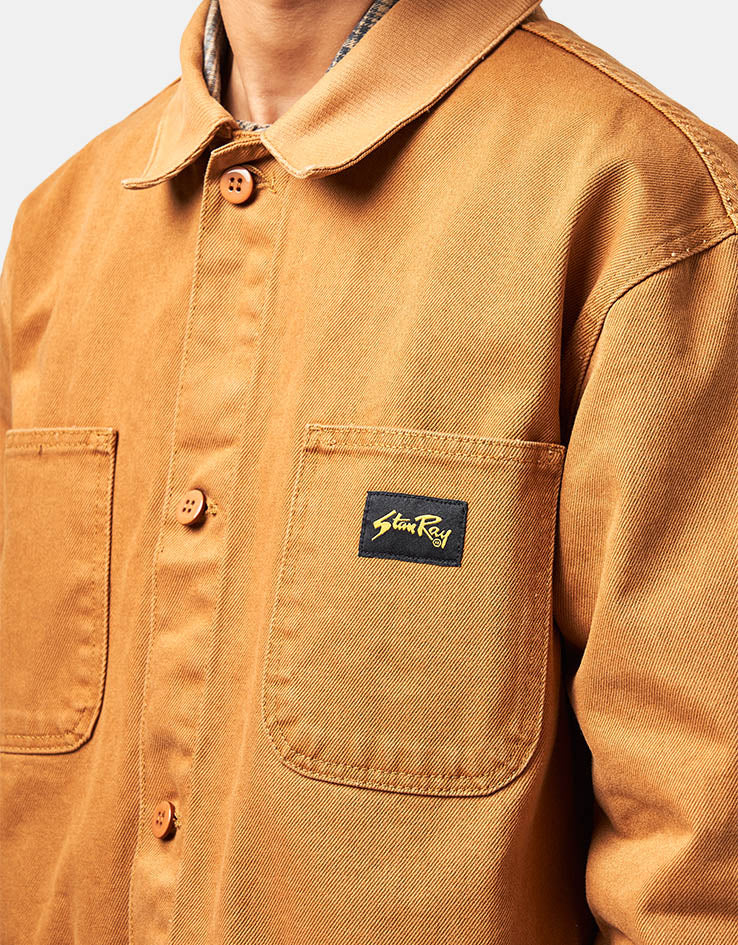 Stan Ray Coverall Jacket - Antique Wash Brown Sugar