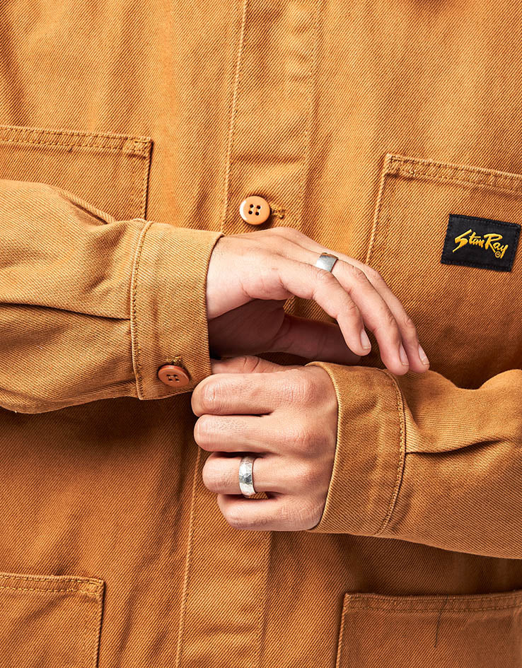 Stan Ray Coverall Jacket - Antique Wash Brown Sugar