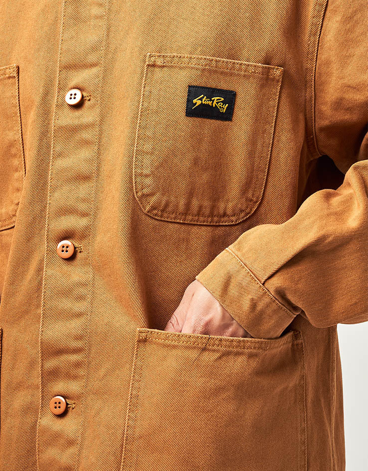Stan Ray Coverall Jacket - Antique Wash Brown Sugar