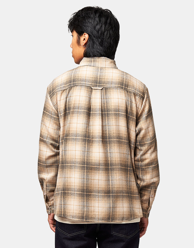 Stan Ray Flannel L/S Shirt - Khaki Plaid