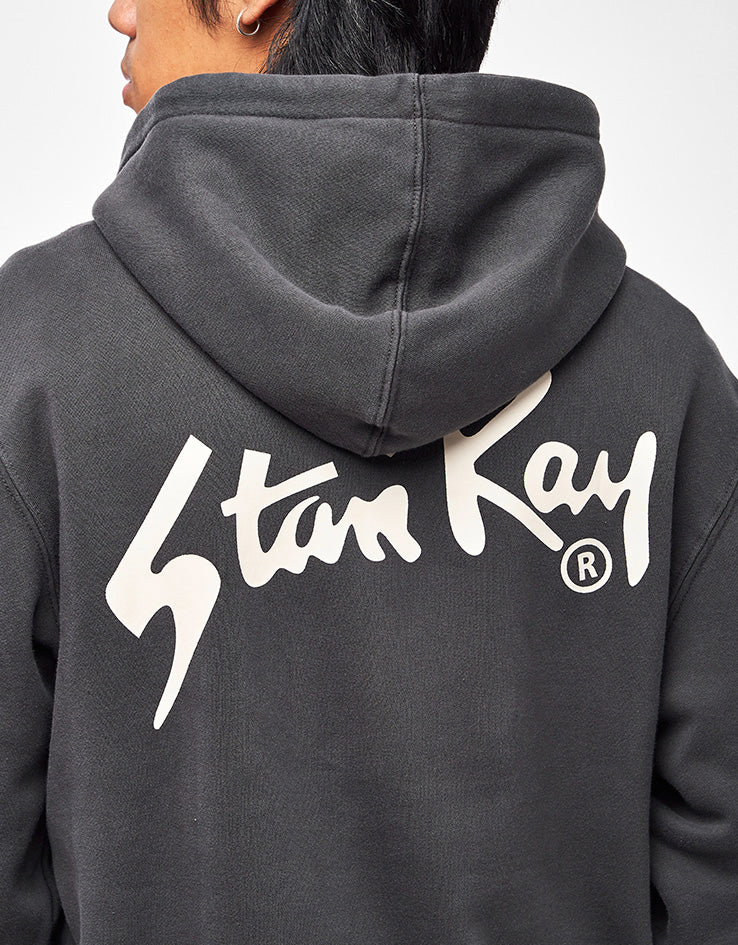 Stan Ray Stan OG Pullover Hoodie - Garment Dyed Washed Black
