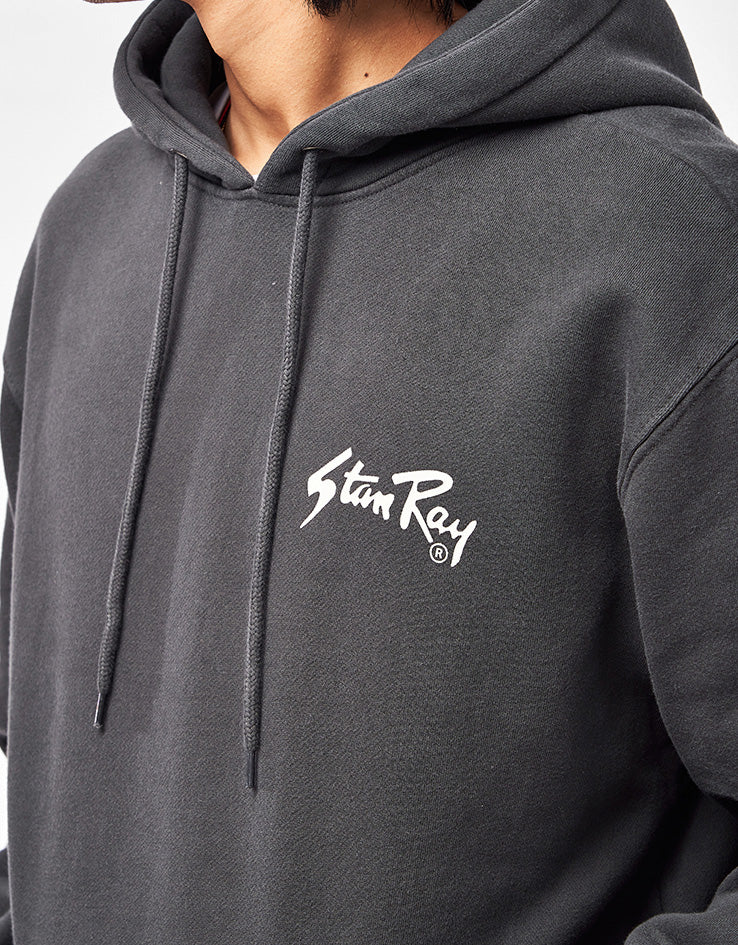 Stan Ray Stan OG Pullover Hoodie - Garment Dyed Washed Black