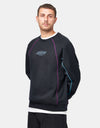 Santa Cruz Pinstripe Crew - Black