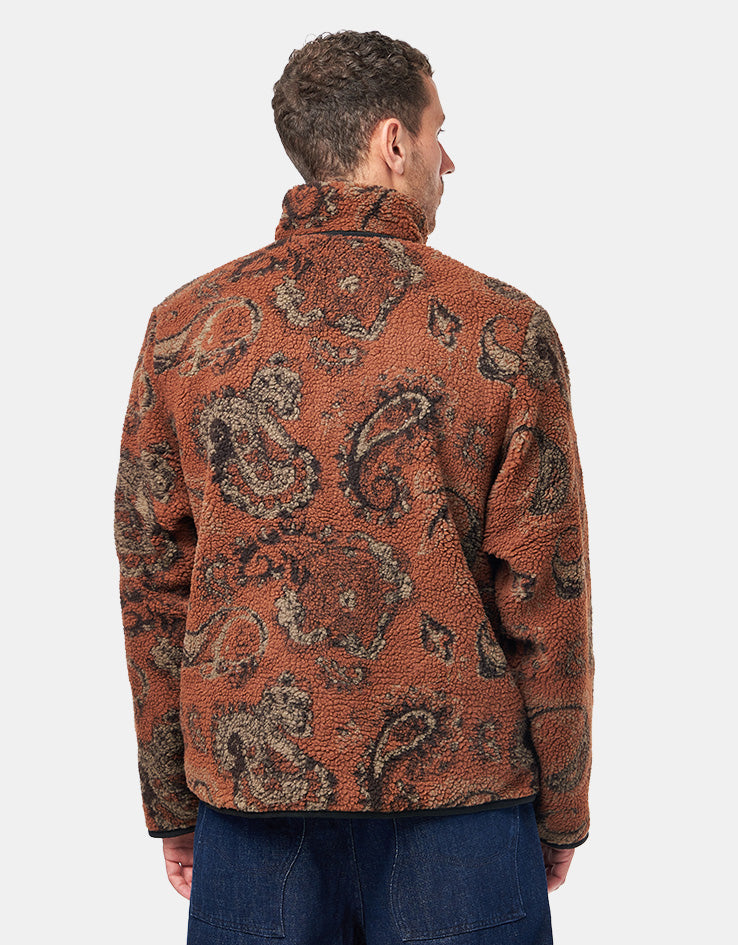 Santa Cruz Freestyle Fleece - Rust Paisley