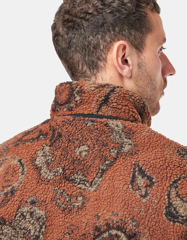 Santa Cruz Freestyle Fleece - Rust Paisley