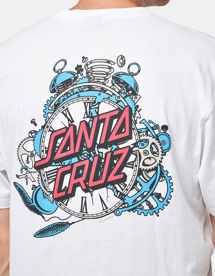 Santa Cruz Grabke Exploding Dot T-Shirt - White