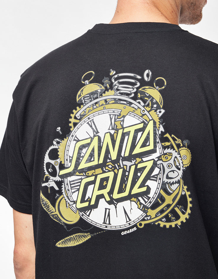 Santa Cruz Grabke Exploding Dot T-Shirt - Black