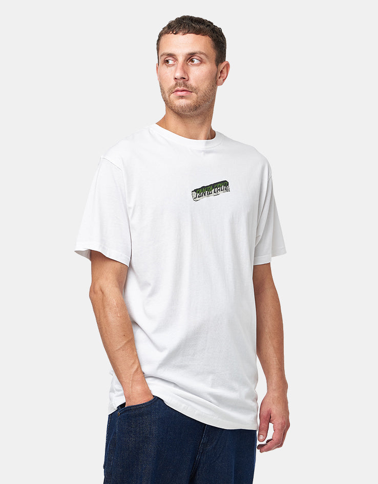 Santa Cruz Damaged Hand T-Shirt - White