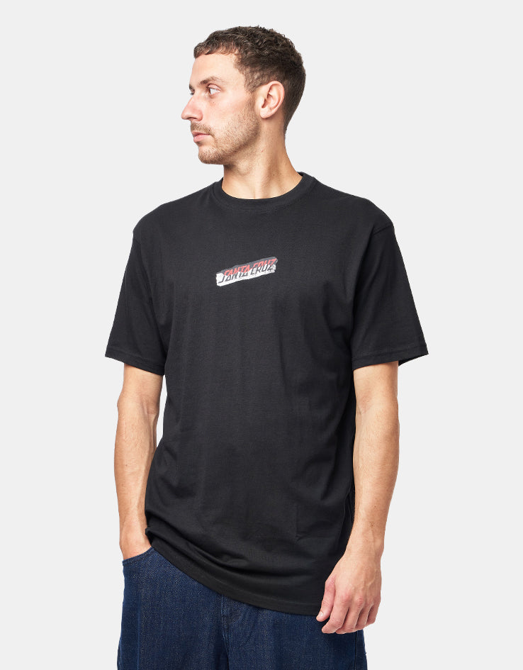 Santa Cruz Damaged Hand T-Shirt - Black