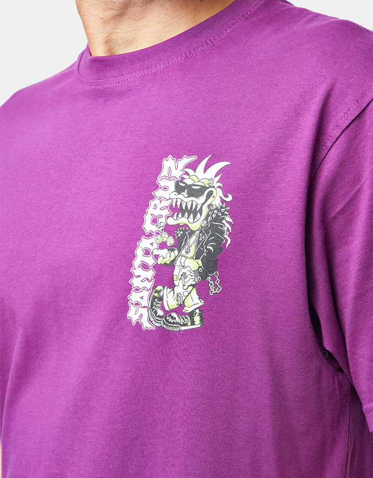 Santa Cruz Punk Gremlin Front T-Shirt - Fresh Purple