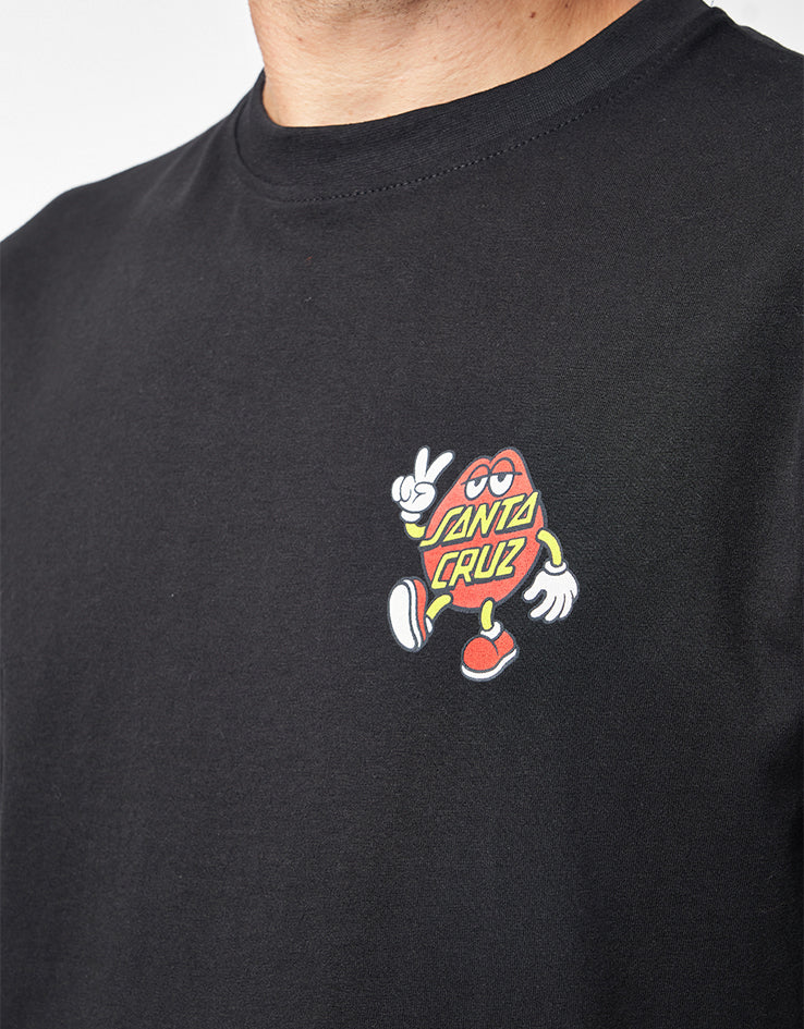 Santa Cruz Dot Dudes T-Shirt - Black