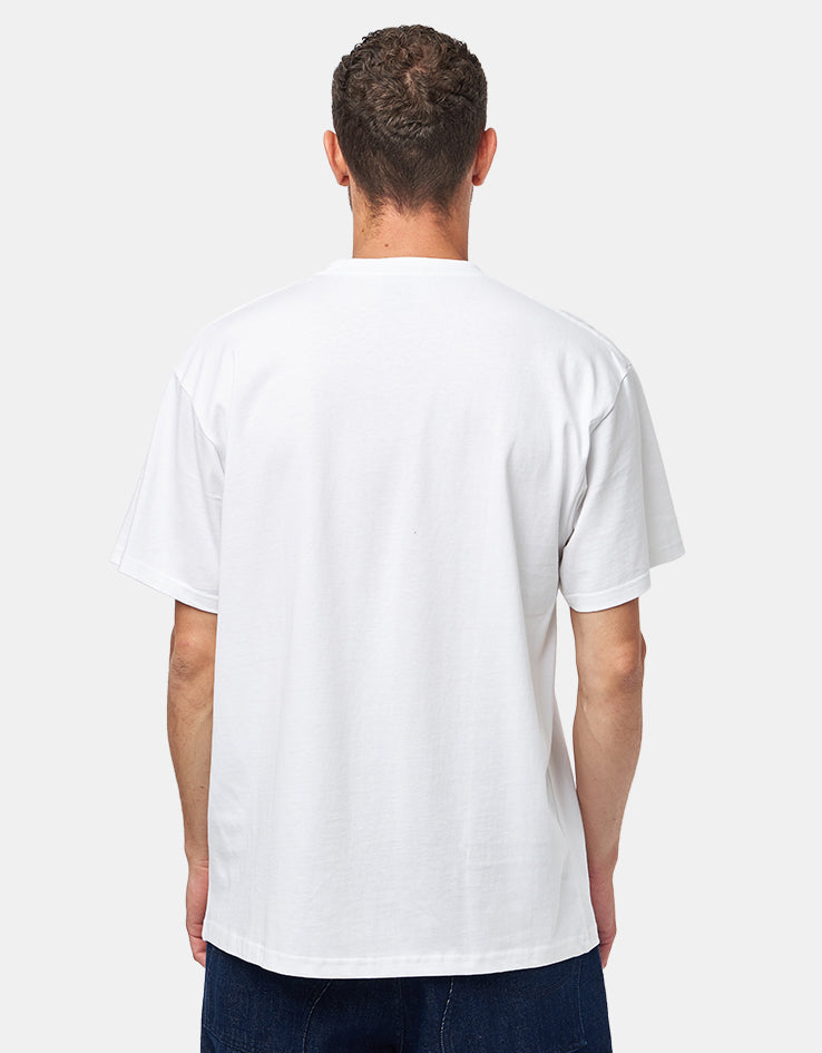 Santa Cruz Knibbs Cryptic World Centre T-Shirt - White