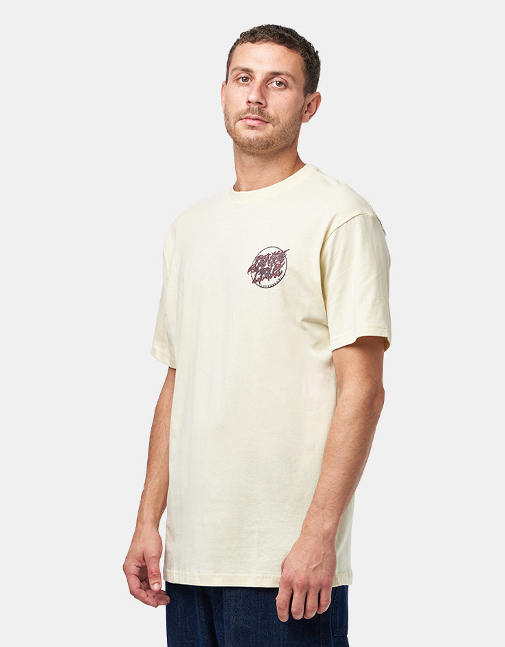 Santa Cruz Scourge Dot T-Shirt - Wax Paper