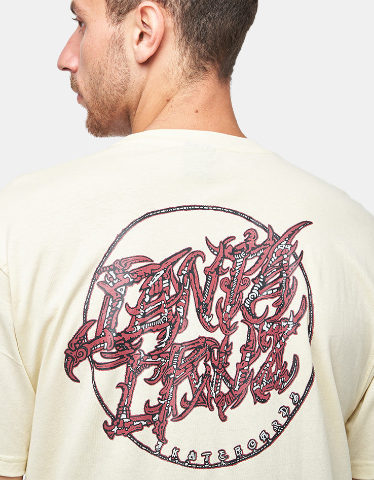 Santa Cruz Scourge Dot T-Shirt - Wax Paper