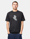 Santa Cruz Scourge Hand Front T-Shirt - Black