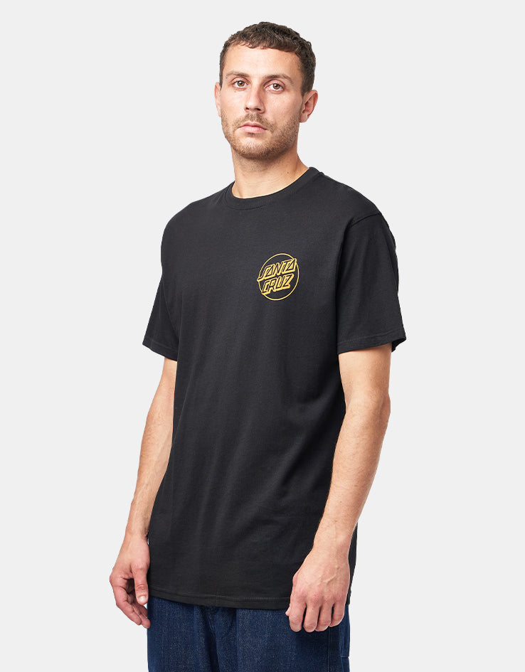 Santa Cruz Forging Dot T-Shirt - Black