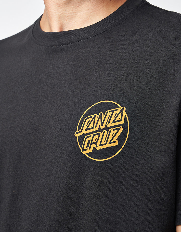 Santa Cruz Forging Dot T-Shirt - Black