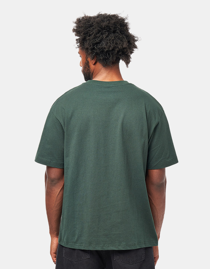 Pass Port Rounded T-Shirt - Forest Green