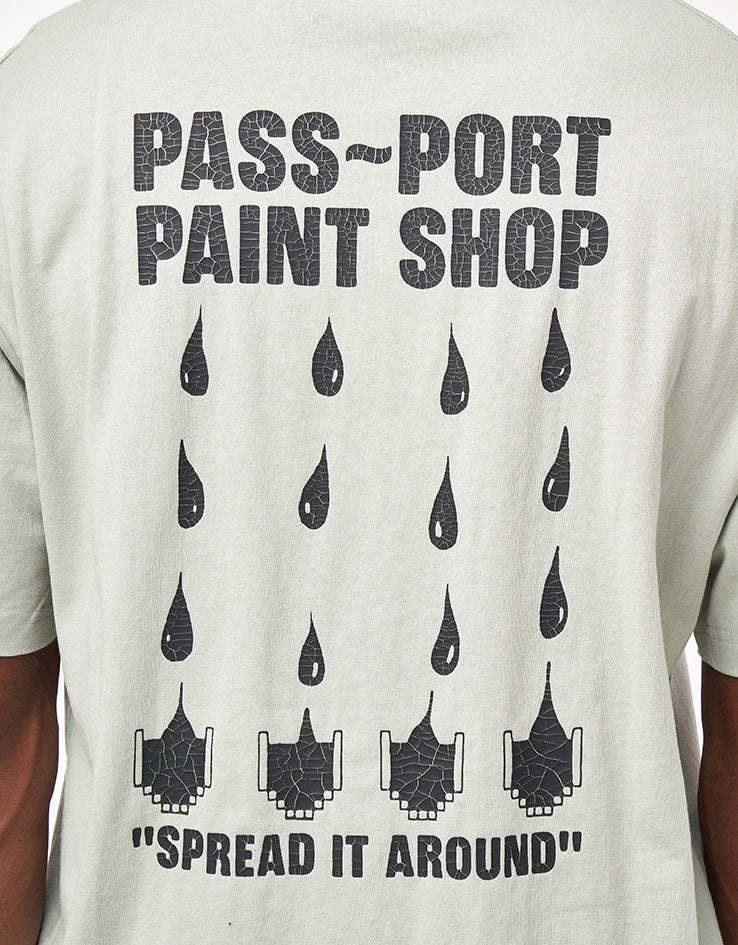 Pass Port Shop Rules T-Shirt - Harbour Grey