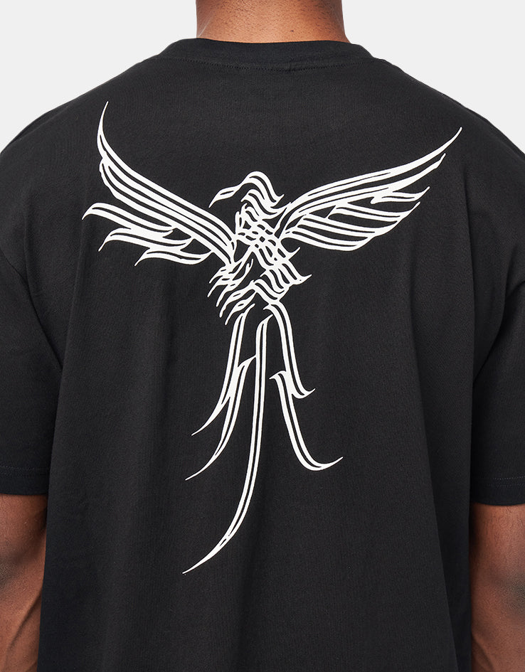 Pass Port Caligraphy T-Shirt - Black